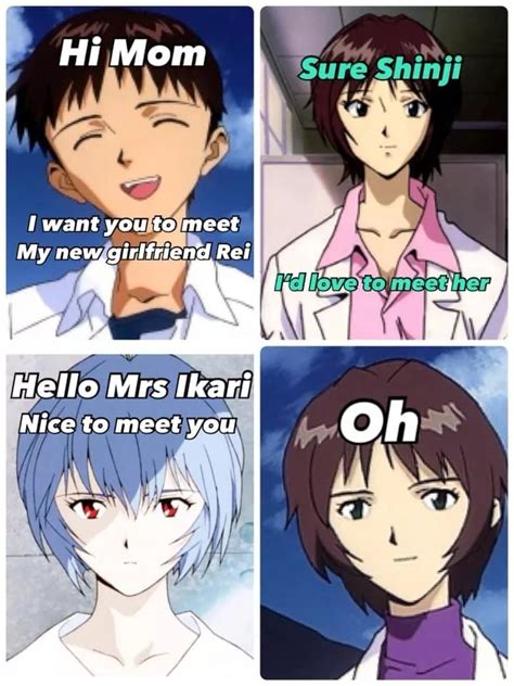 shinji and rei|is rei shinji's mom.